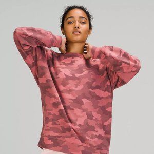 Lululemon Oversized Crew in Heritage 365 Camo Brier Rose Multi